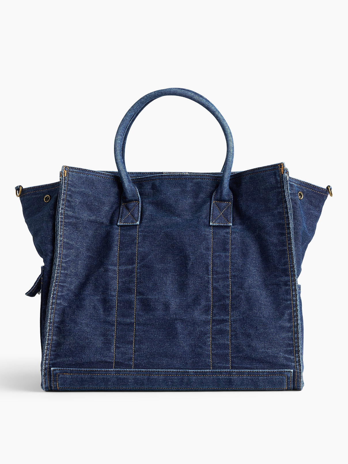 Image number 5 showing, Large Denim Five Pocket Tote