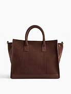 Image number 4 showing, Vegan Suede Five Pocket Tote