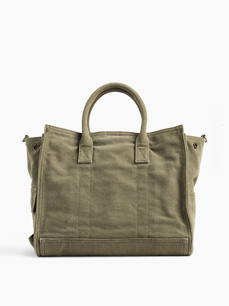 Image number 4 showing, Canvas Five Pocket Tote