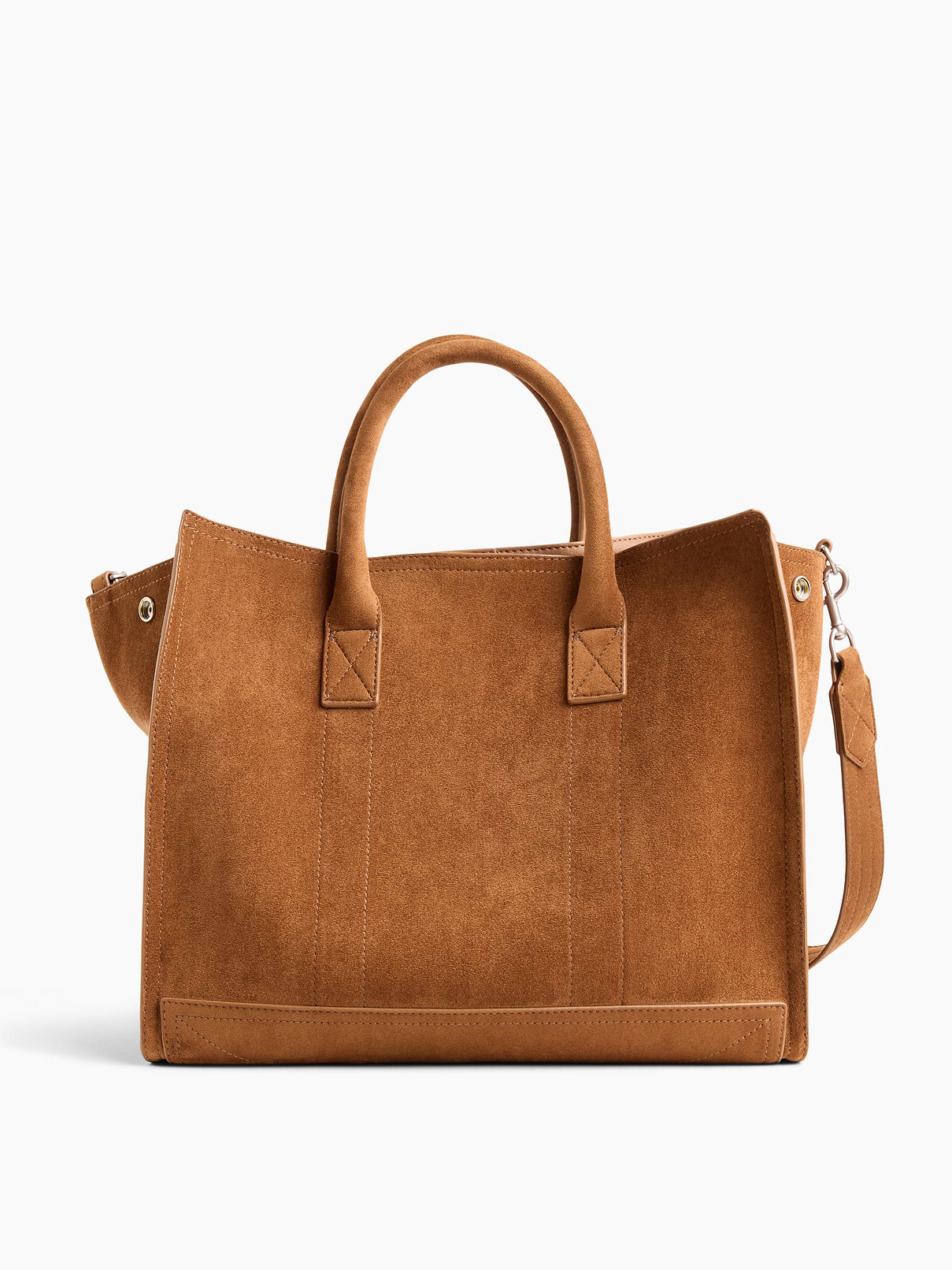 Image number 4 showing, Vegan Suede Five Pocket Tote