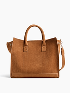 Image number 4 showing, Vegan Suede Five Pocket Tote