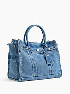 Image number 3 showing, Denim Five Pocket Tote