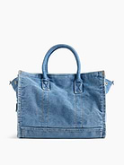 Image number 5 showing, Denim Five Pocket Tote