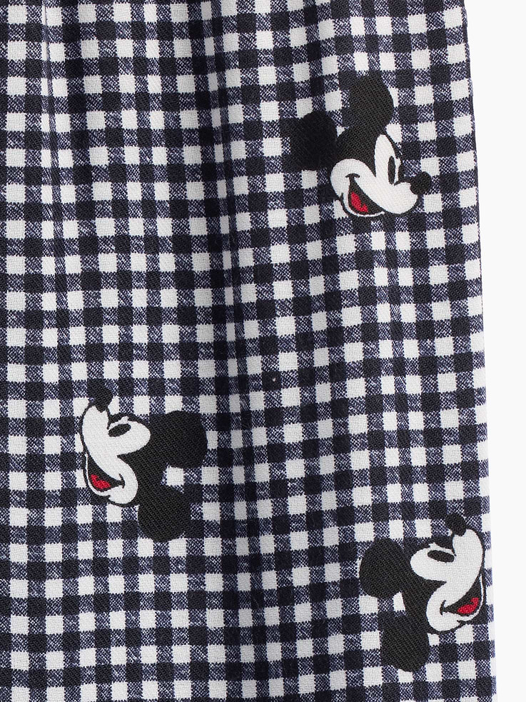 Image 2 of 3, GapKids × Disney Mickey Mouse Straight-Leg Flannel PJ Pants