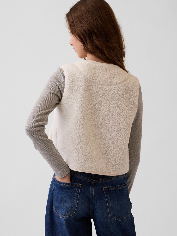 Image number 3 showing, Kids Sherpa Vest