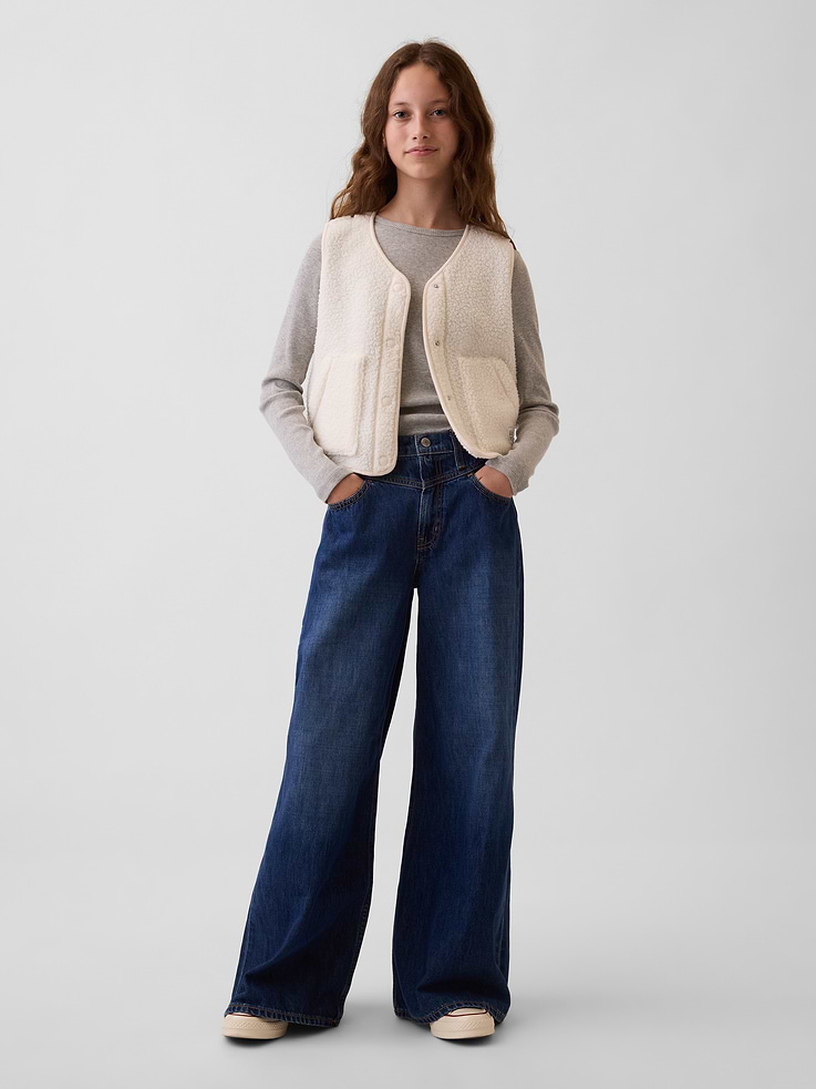 Image number 4 showing, Kids Sherpa Vest