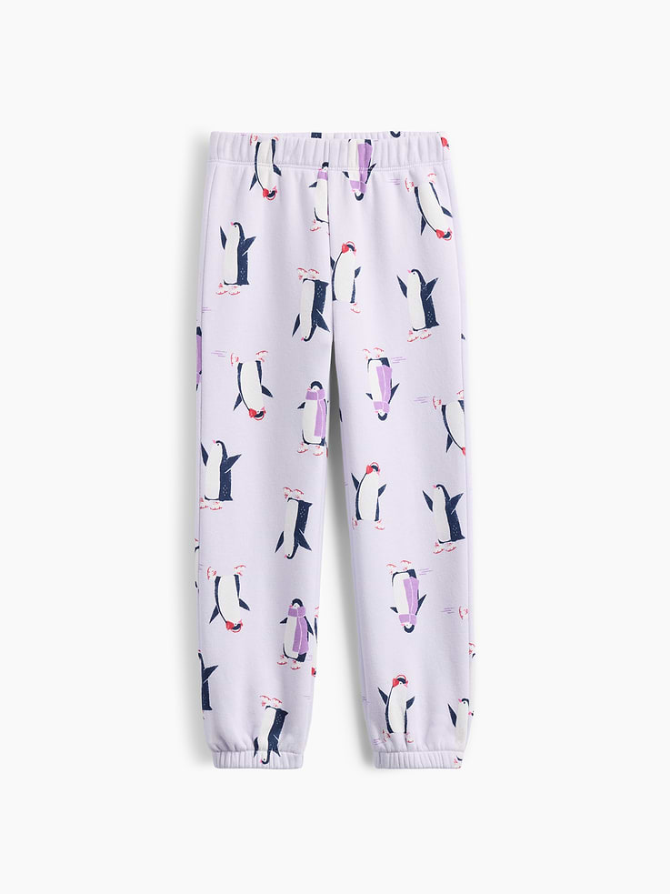 Image 1 of 2, Soft, comfy fleece., Elasticized waist and cuffs., Allover print., Product #1184561