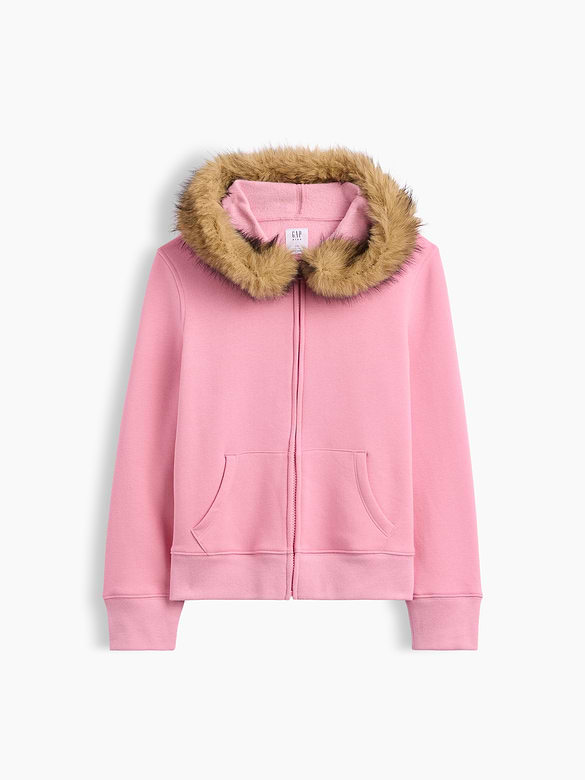 Kids Relaxed Fleece Zip Hoodie