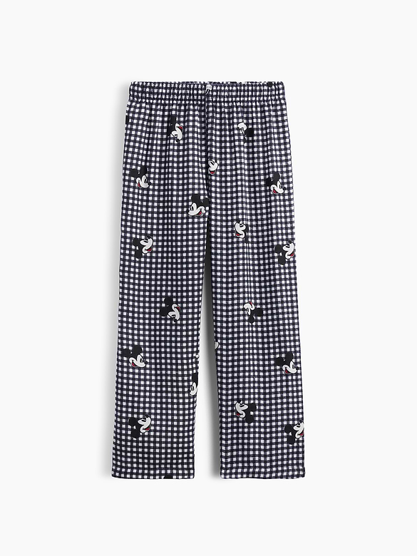 GapKids × Disney Mickey Mouse Straight-Leg Flannel PJ Pants