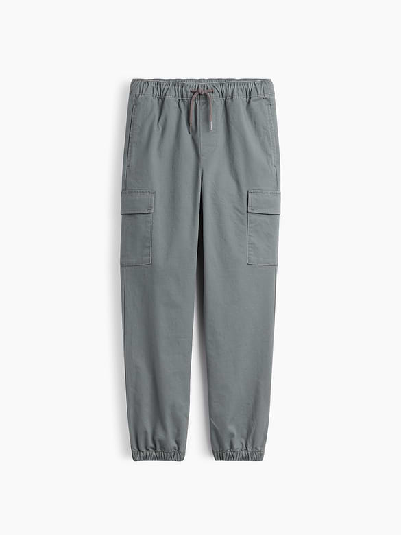Kids Twill Cargo Joggers