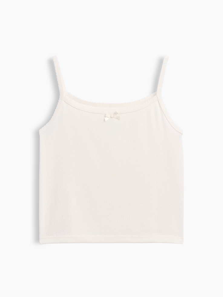 Image number 2 showing, Kids Recycled Pointelle PJ Cami