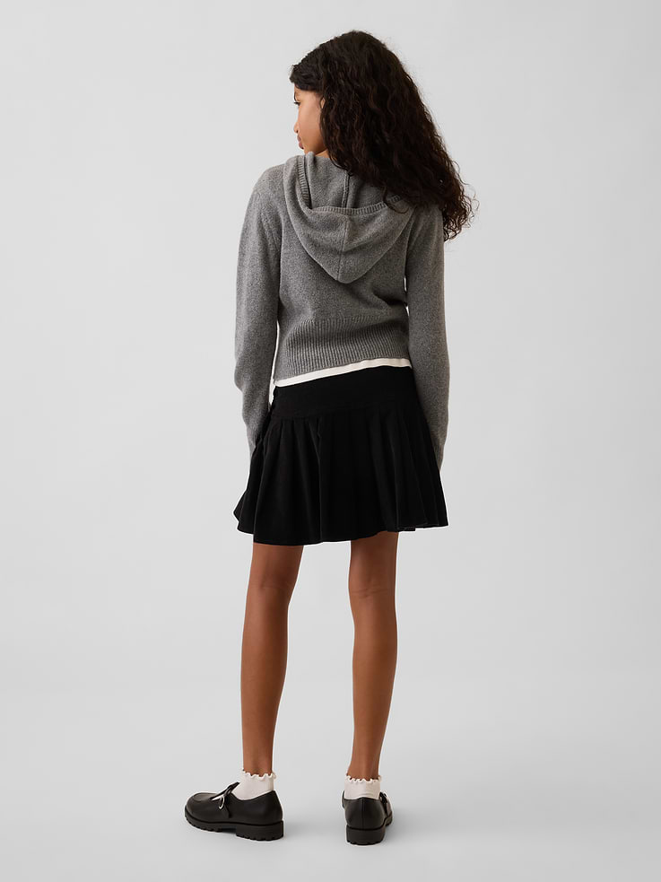 Image number 3 showing, Kids Corduroy Pleated Skirt