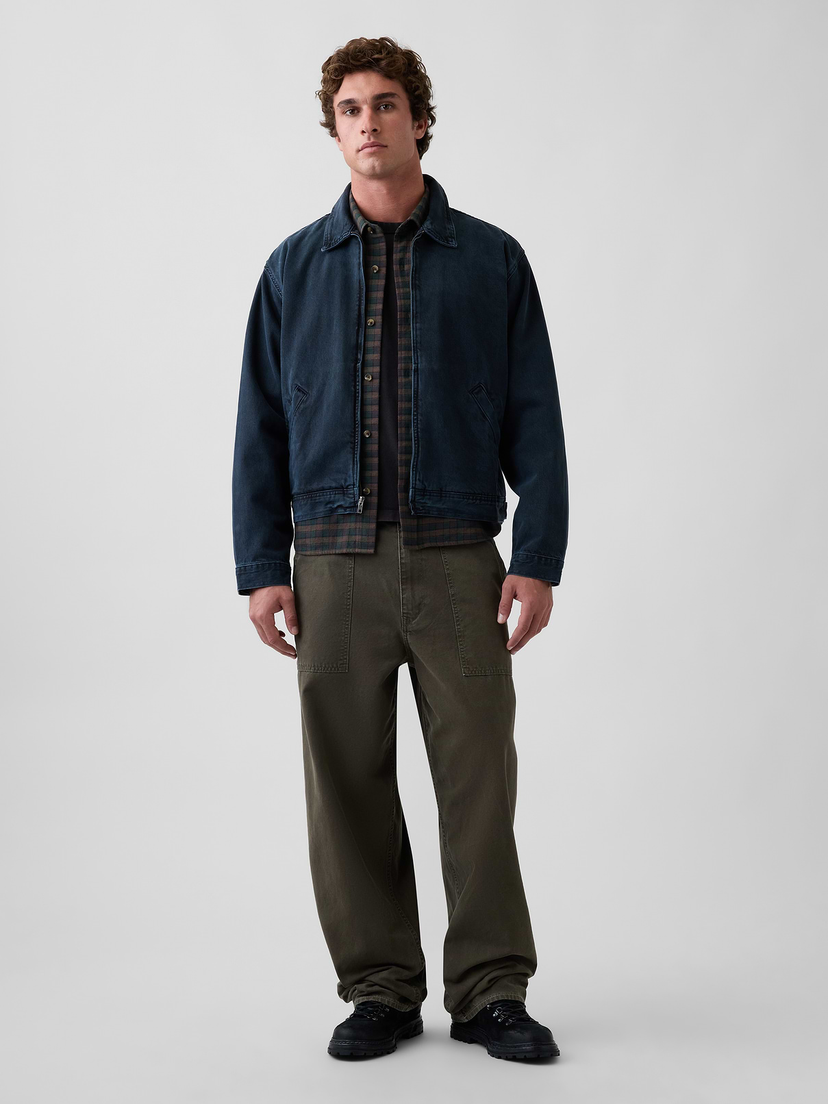 Image 2 of 5, Relaxed Flannel Shirt