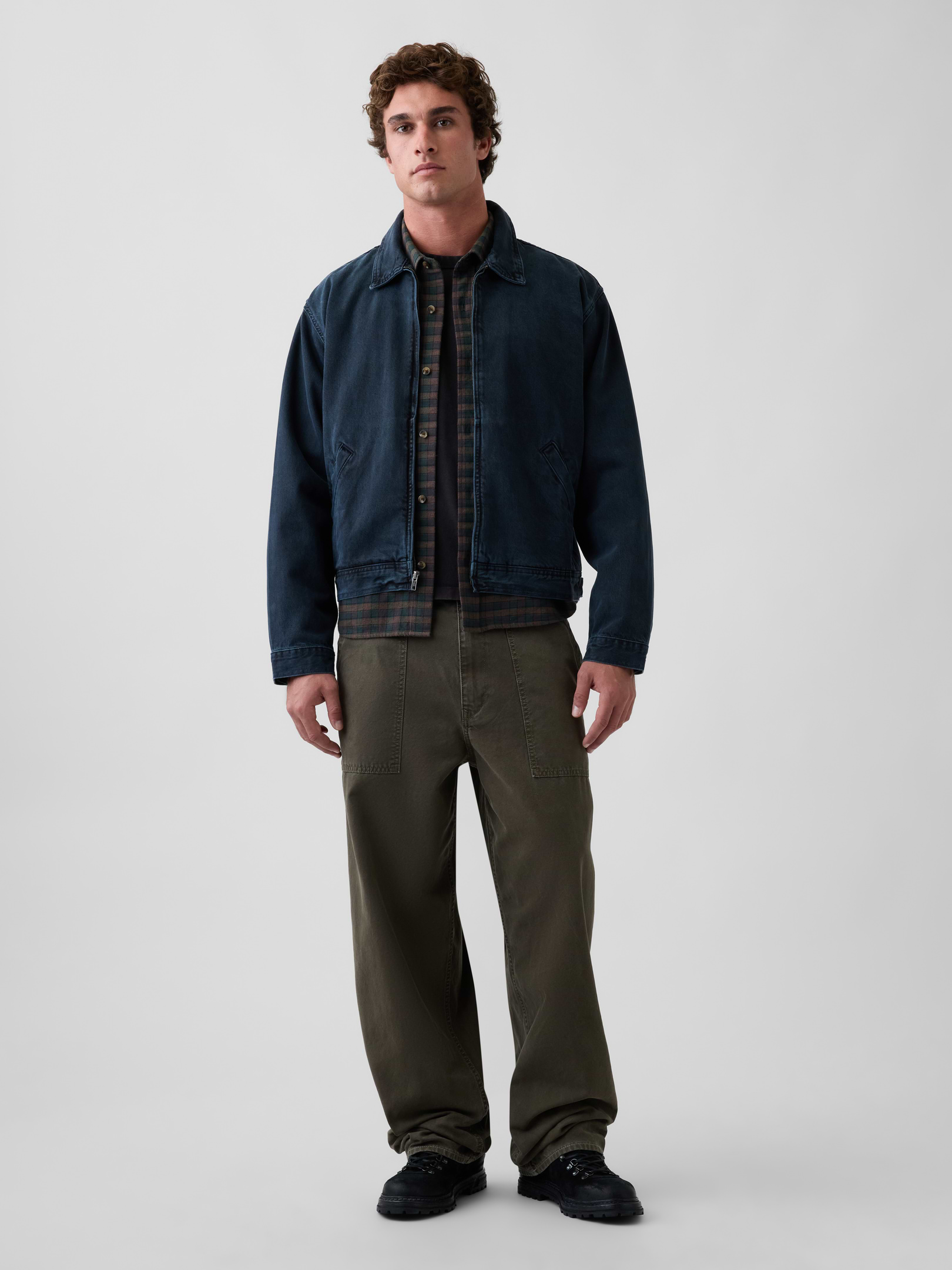 Image 2 of 5, Relaxed Flannel Shirt