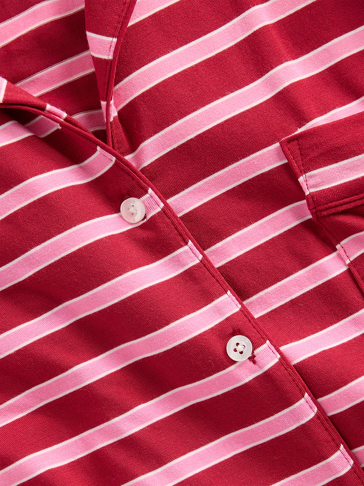 Image 2 of 3, SoftMade Modal Crop PJ Top