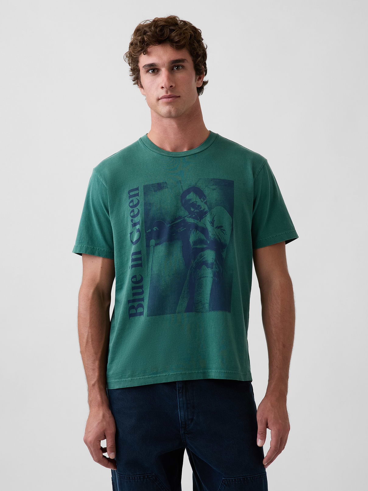 Miles Davis Relaxed Graphic T-Shirt