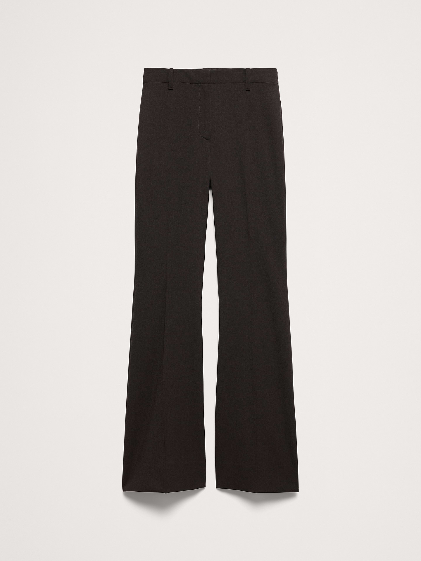 Image 5 of 8, Ultra High-Rise Flare Italian Lightweight Wool Pant