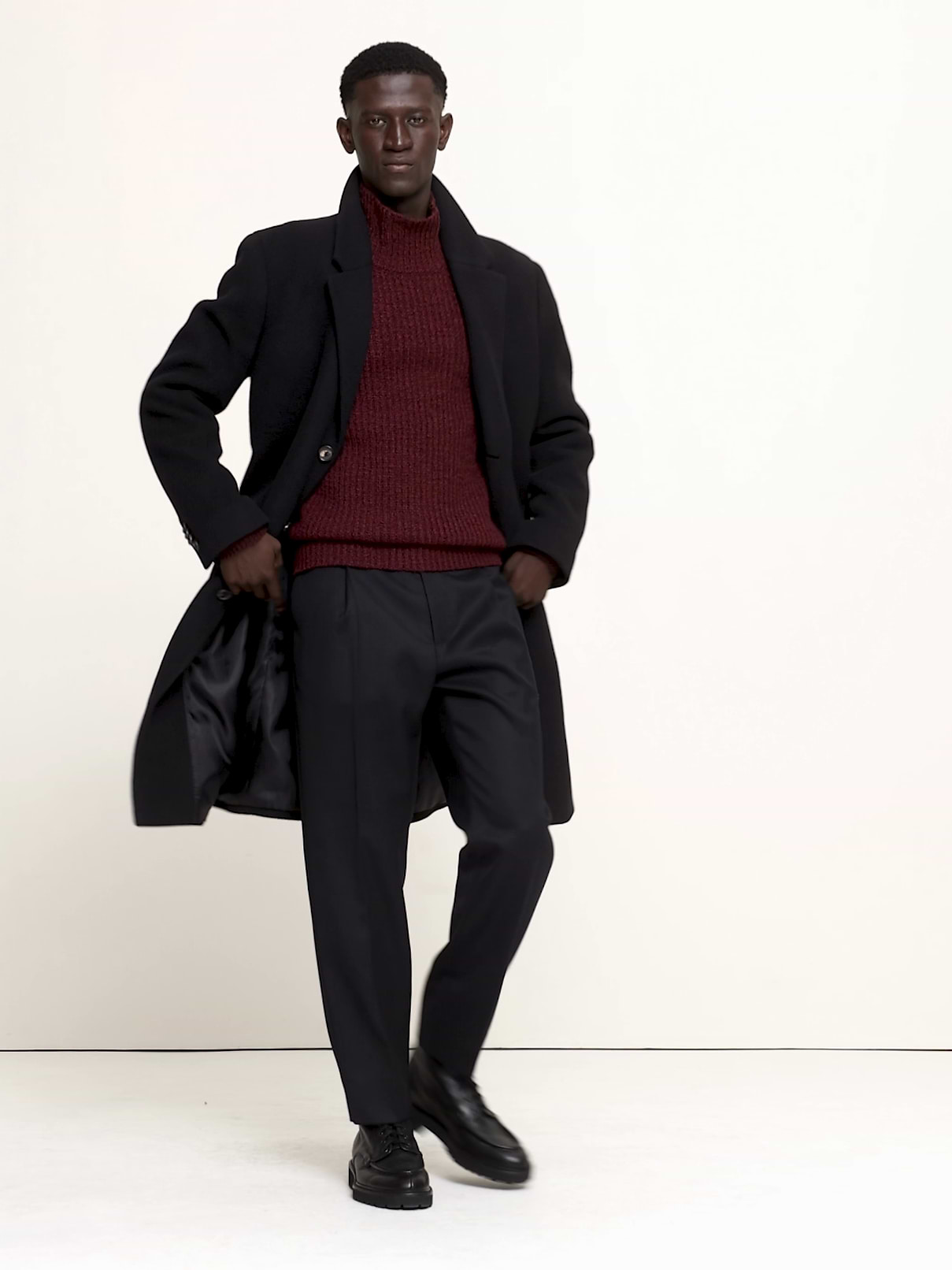Italian Melton Top Coat | Banana Republic