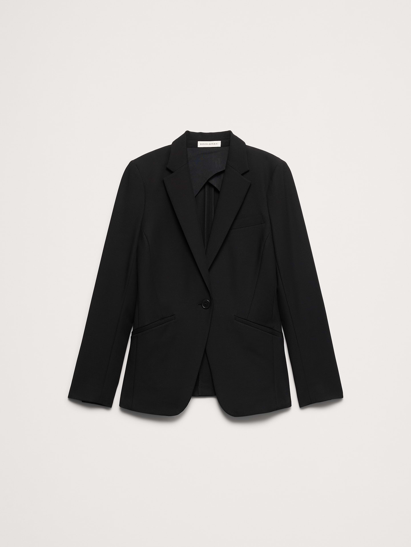 Image 4 de 8, Blazer étroit en tissu urbain extensible