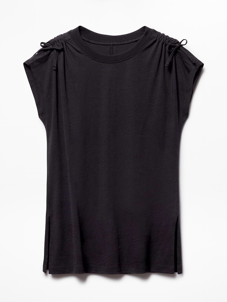 Image 5 of 5, Favorite Cotton Cinched Tee