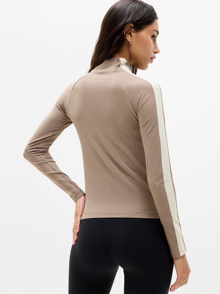 Image 3 of 7, Renew Seamless Mock Neck Top