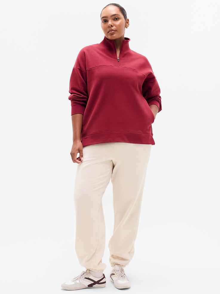 Image 4 of 5, Forever Fleece 1/4 Zip Sweatshirt