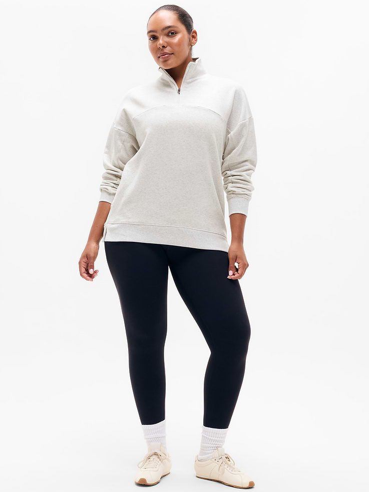 Image 4 of 5, Forever Fleece 1/4 Zip Sweatshirt