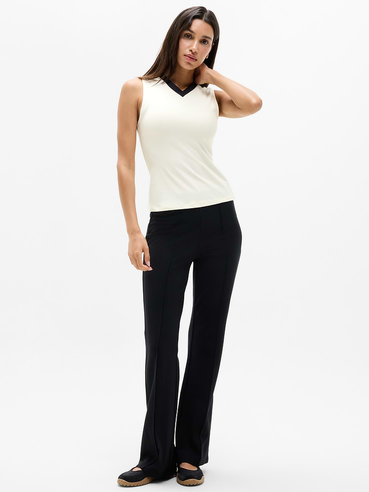 Image 2 of 5, Signature Rib V-Neck Muscle Tank