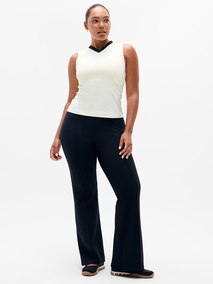 Image 4 of 5, Signature Rib V-Neck Muscle Tank