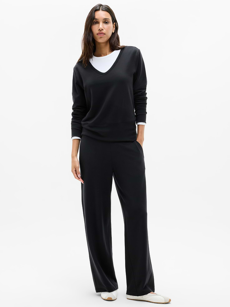 Image 2 of 6, Coaster Luxe V-Neck Sweatshirt