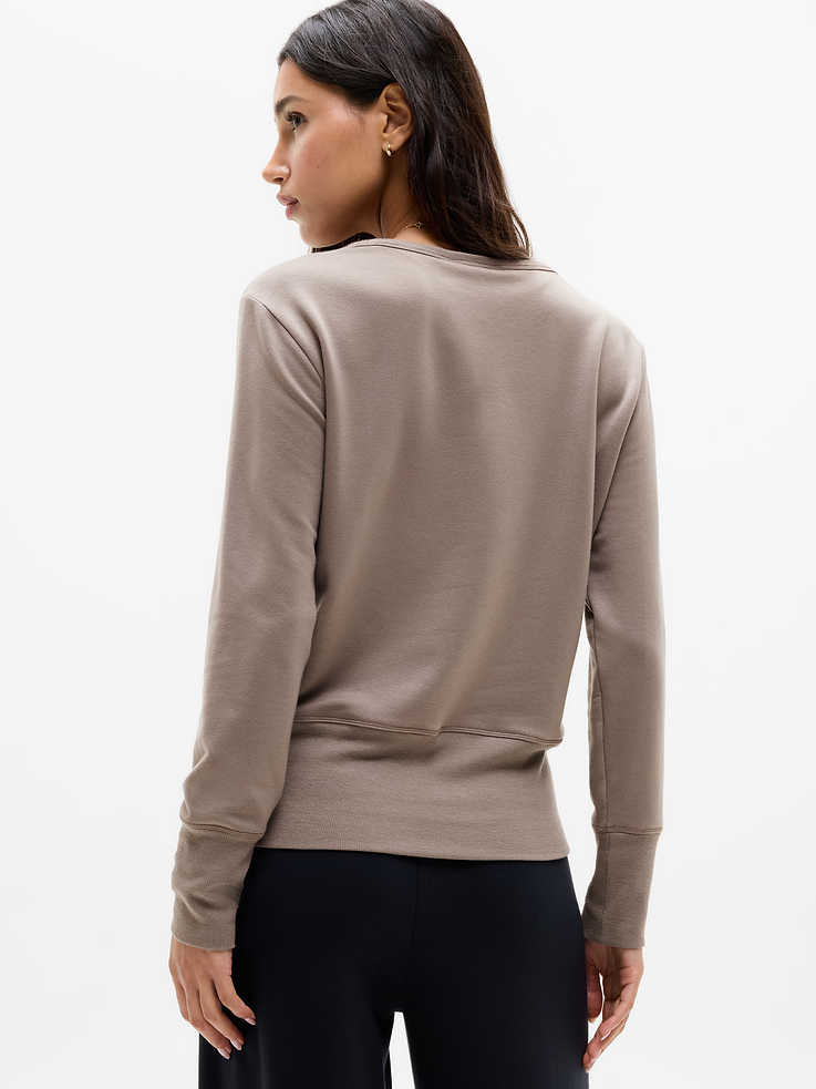 Image 3 of 6, Coaster Luxe V-Neck Sweatshirt