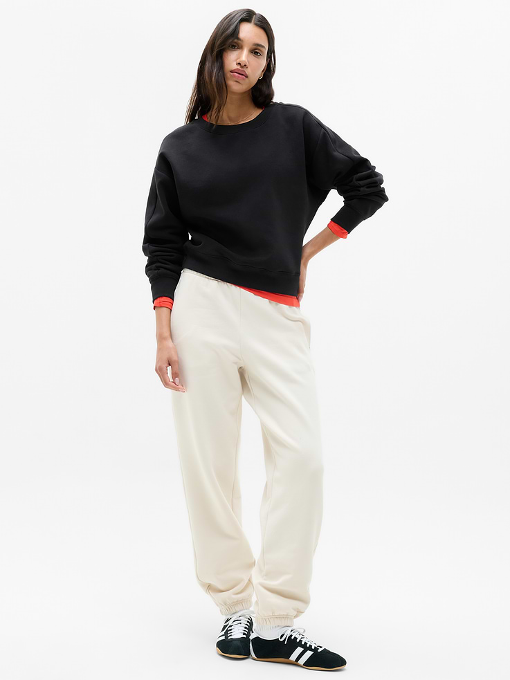 Image 2 of 7, Forever Fleece Classic Crew Sweatshirt