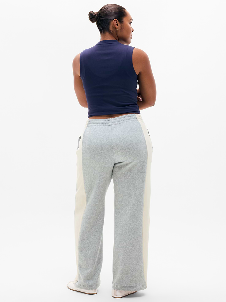 Image 5 of 5, Forever Fleece Colorblock Wide Leg