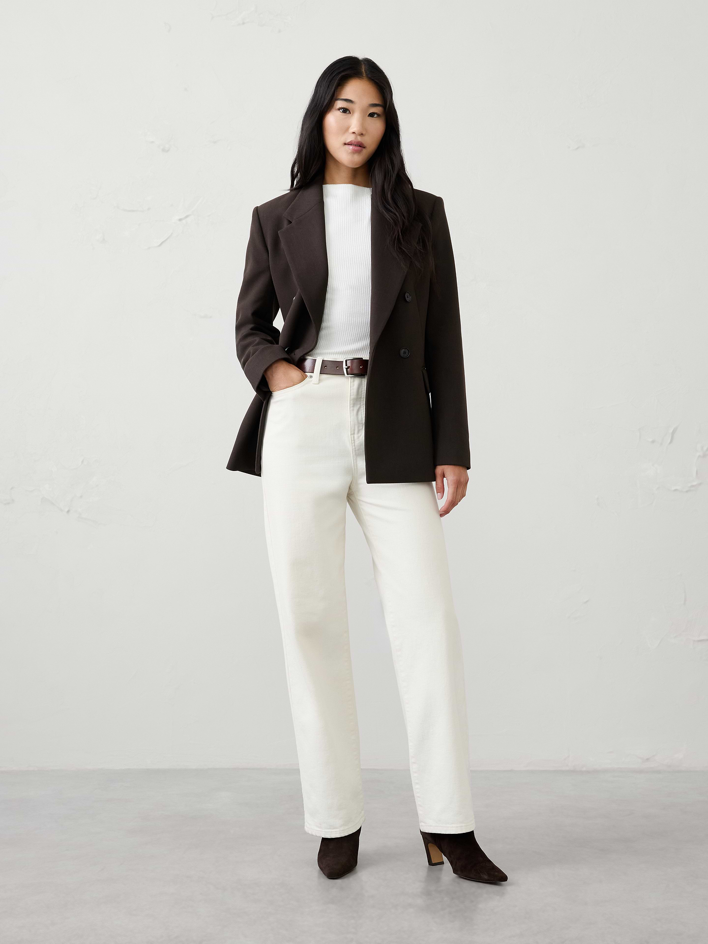 Image number 1 showing, Double Weave Blazer