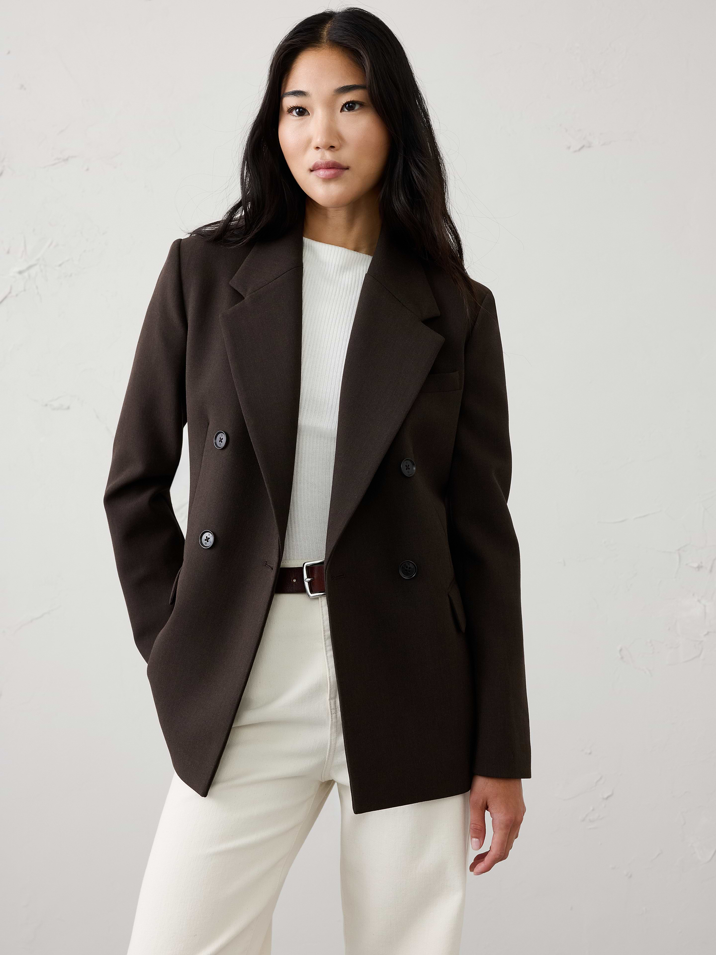 Image number 3 showing, Double Weave Blazer