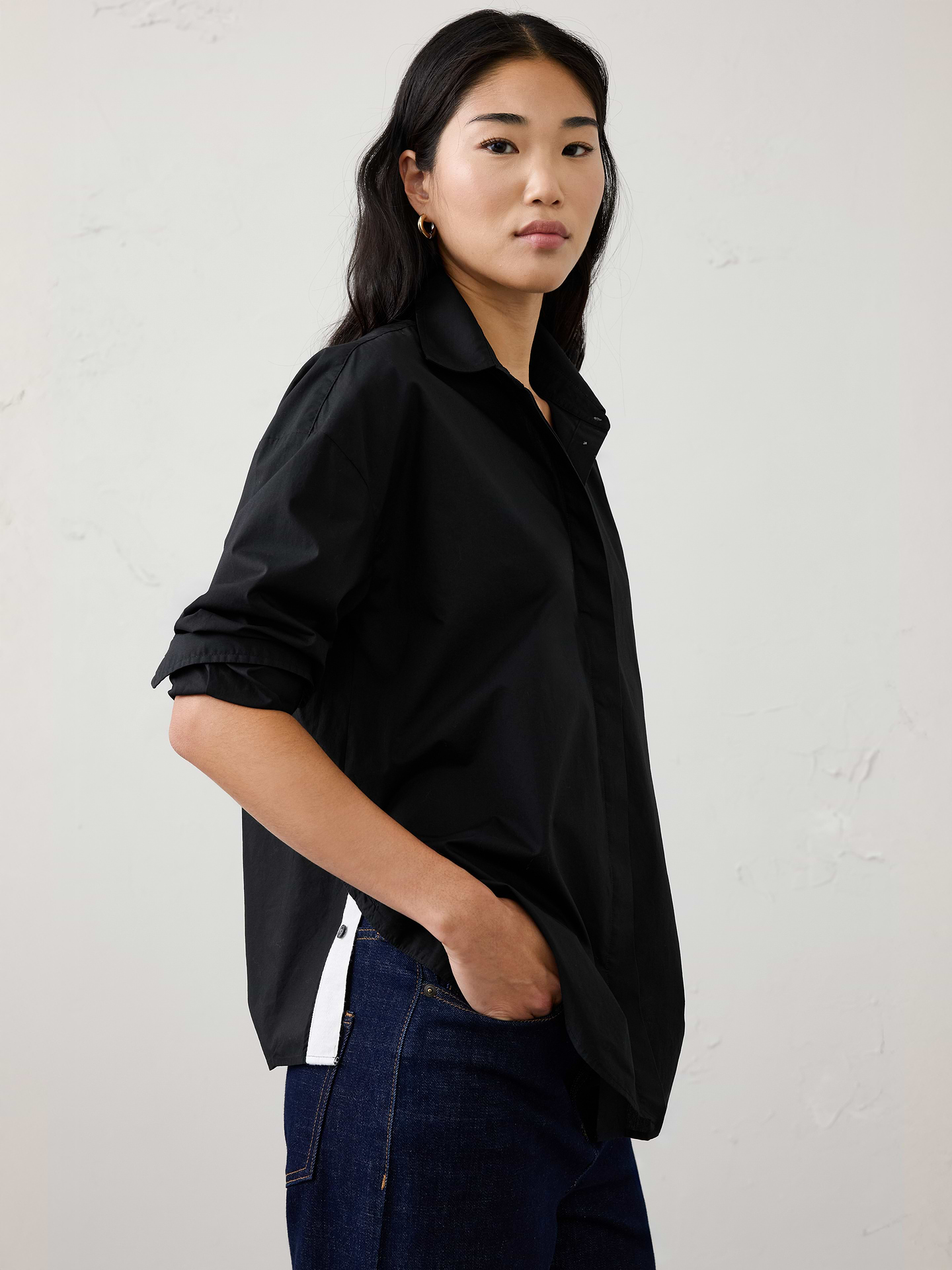 Image number 1 showing, Contrast Twill Shirt