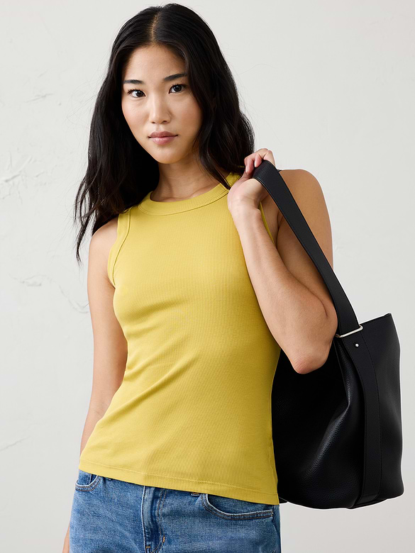 Ribbed Racer Tank