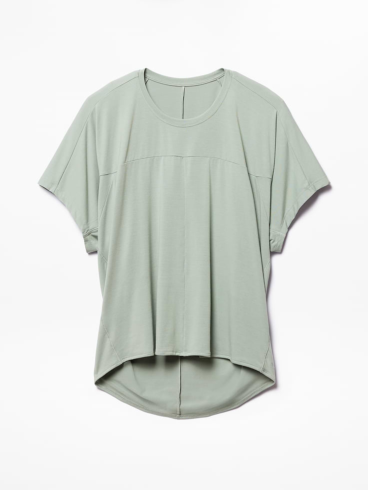 Image 4 of 4, Move With Ease Draped Tee