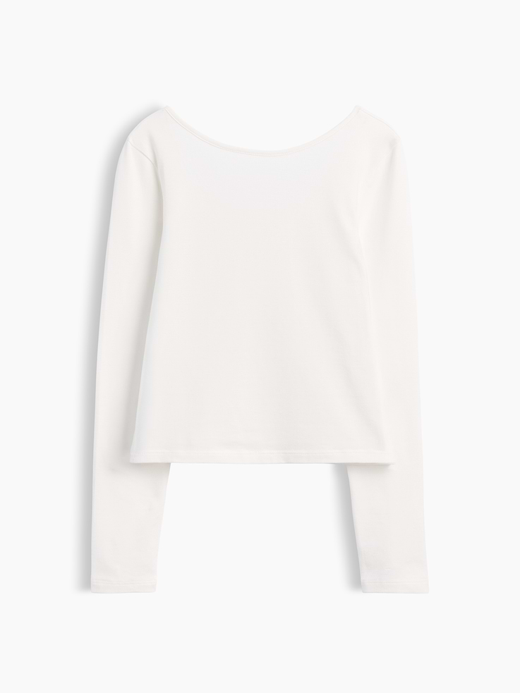 Image number 2 showing, Kids Scoop-Back Fitted T-Shirt