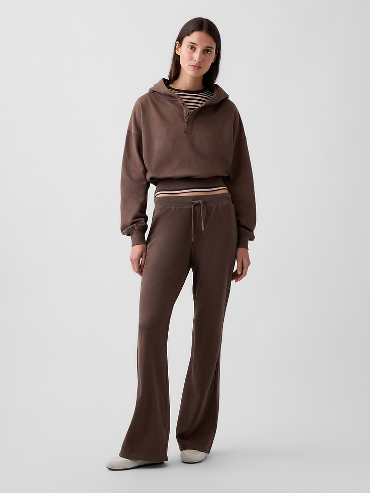 Image 5 of 7, VintageSoft Oversized Henley Hoodie