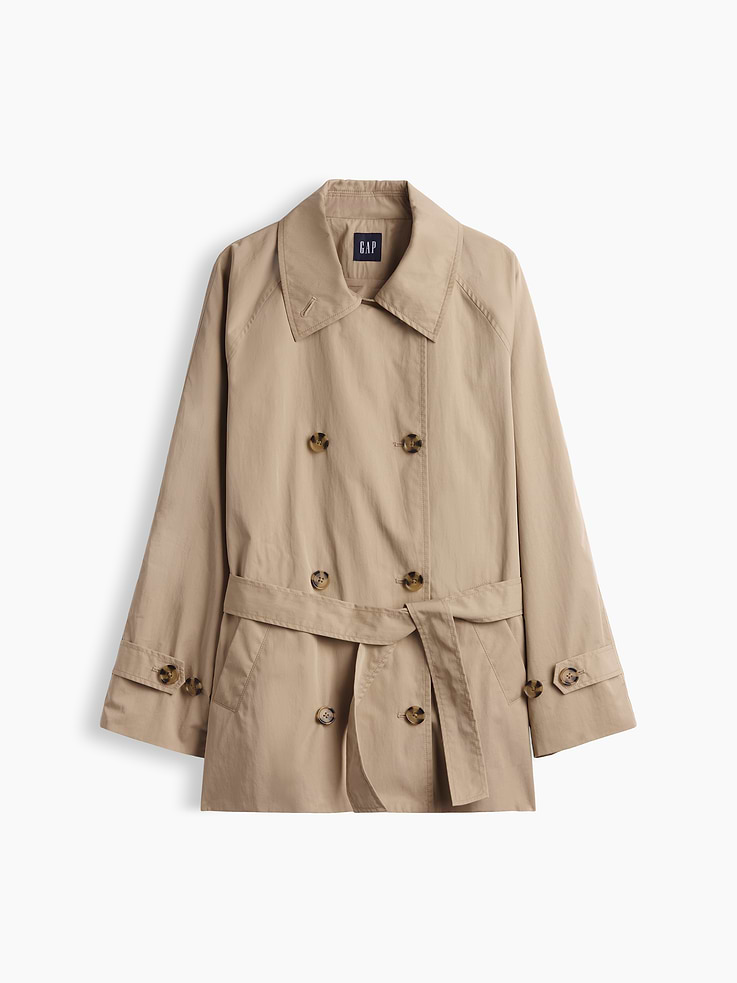 L'image numéro 5 présente Trench mi-long à ceinture