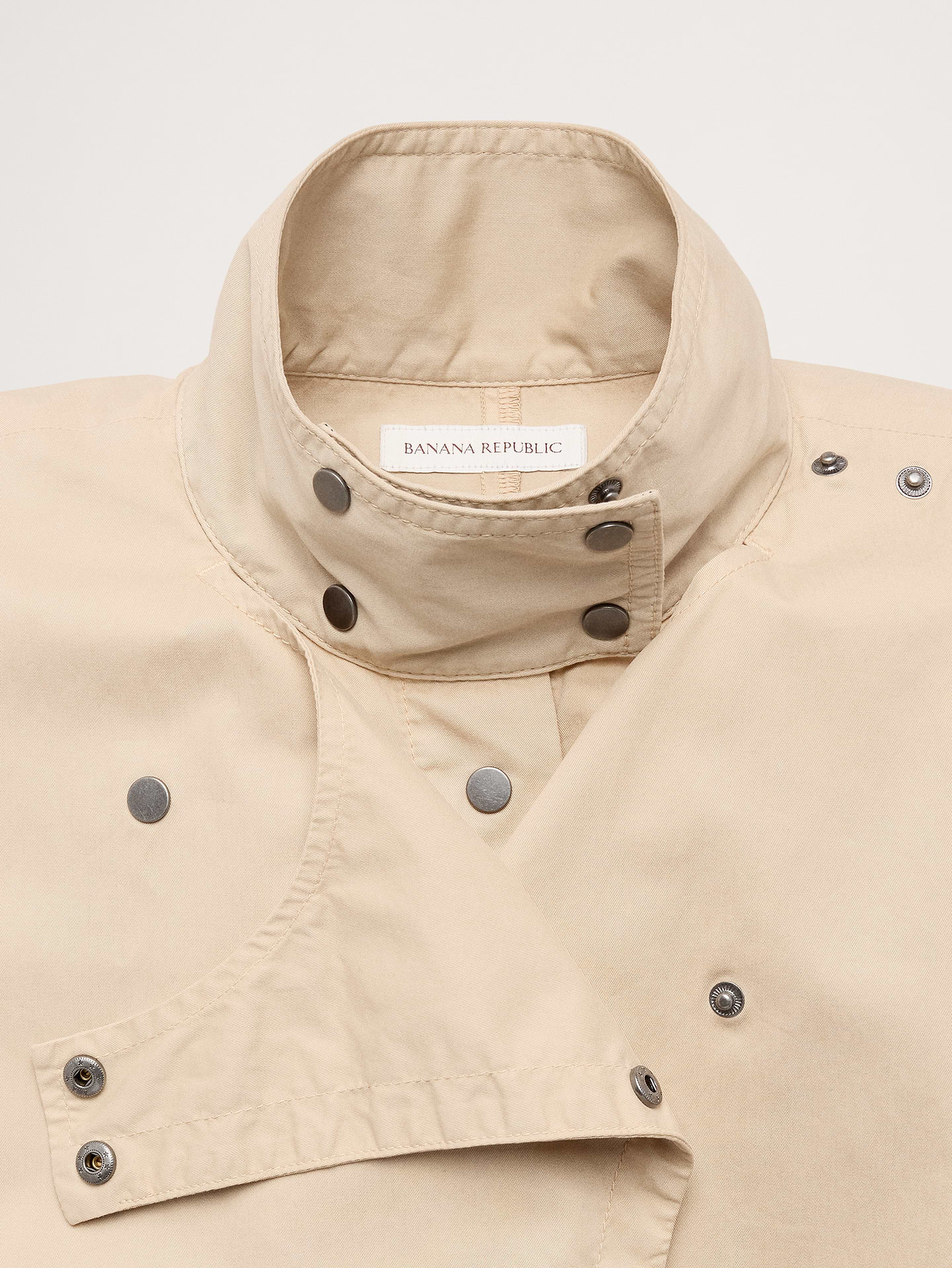 Image 5 of 6, Cotton Twill Utility Trench Dress