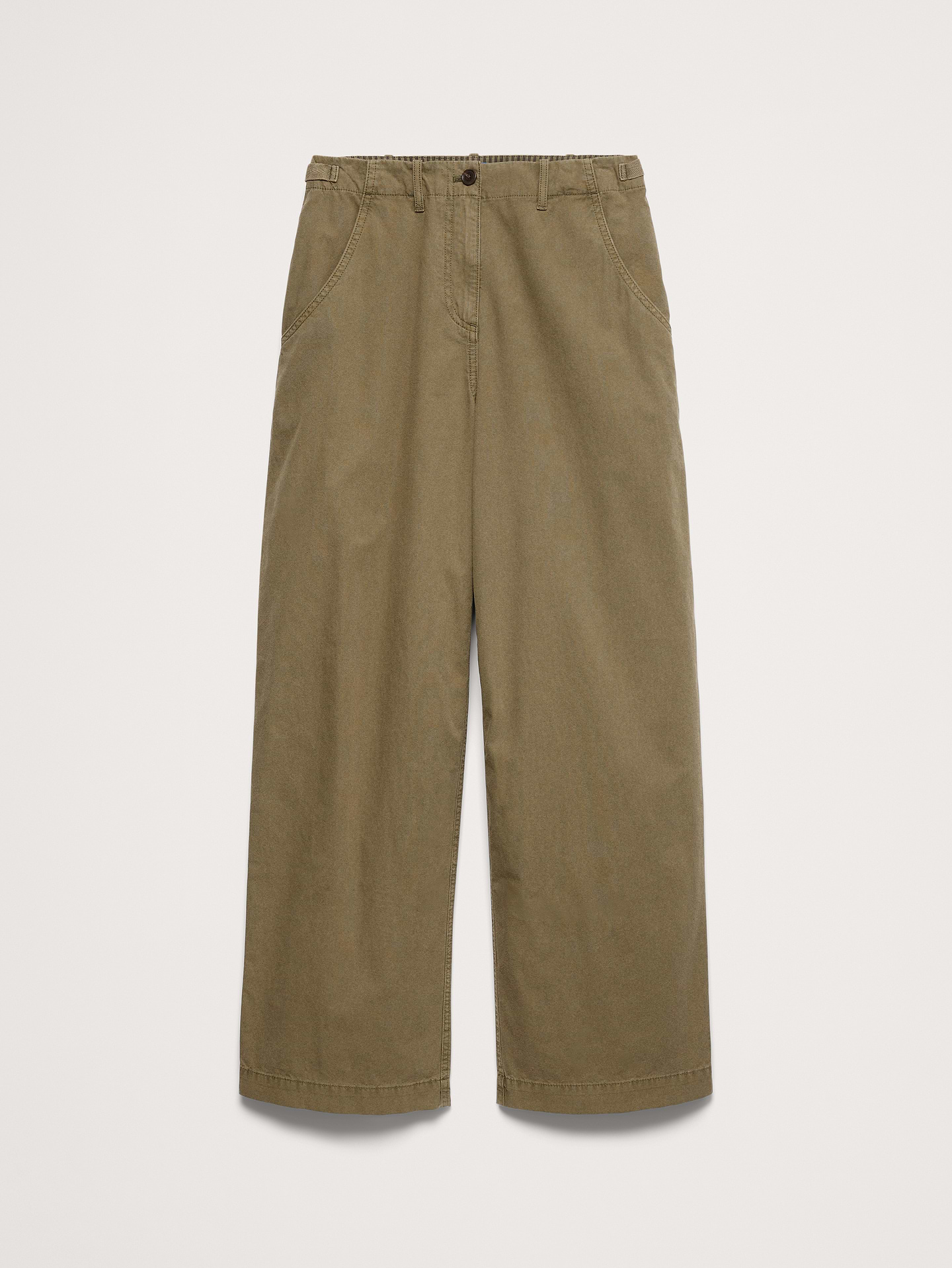 Image number 5 showing, Banana Republic x La Ligne | The Wide-Leg Cotton Chino