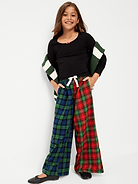 Image 1 of 4, elasticized waistband, functional drawstring, on-seam pockets, buttoned back pocket, wide leg, easy pull-on style, Product #1183295