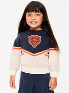 Image number 1 showing, Chicago Bears Crew-Neck Sweater for Toddler Girls