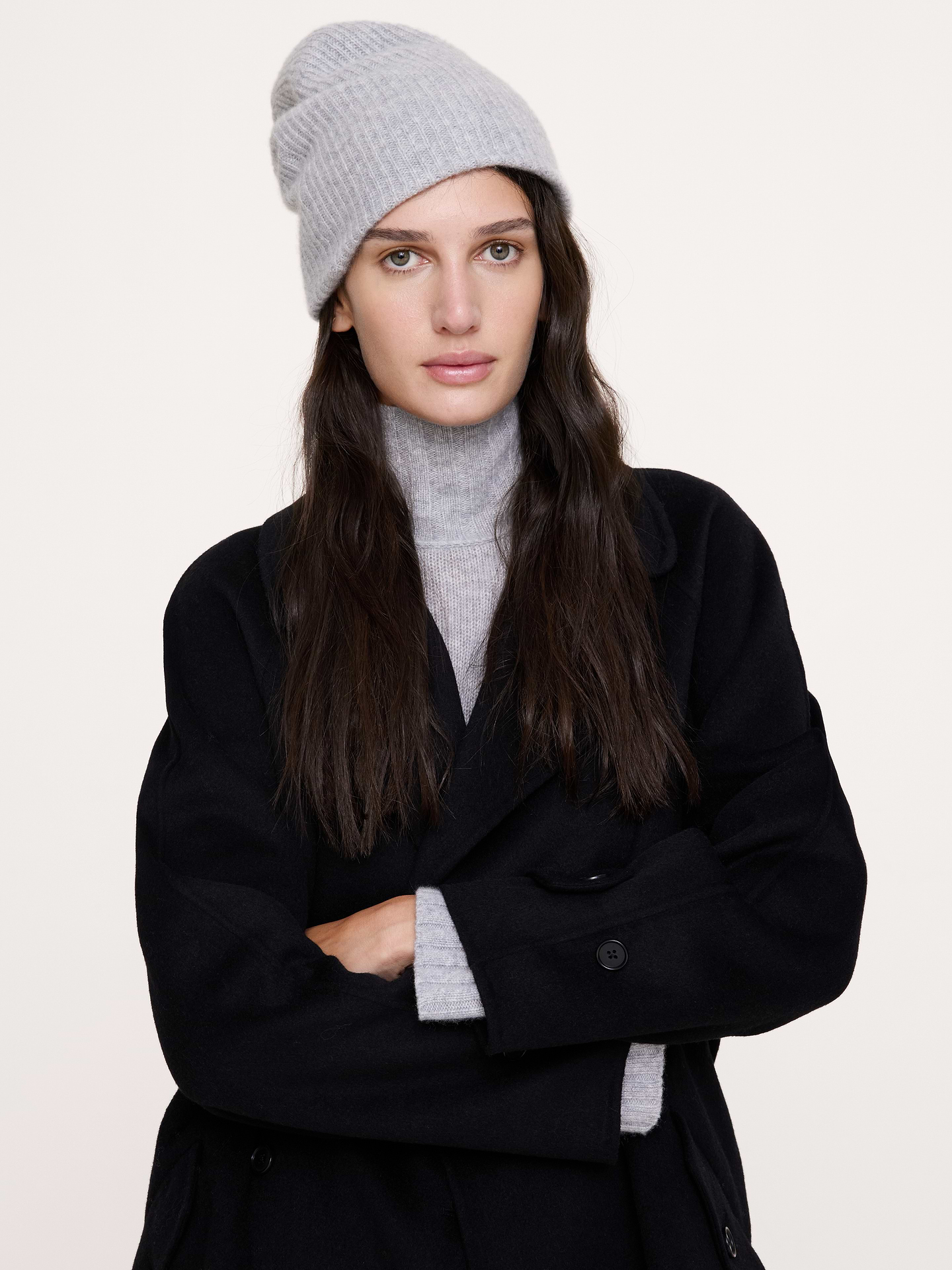 Image number 8 showing, Cashmere Slouchy Beanie