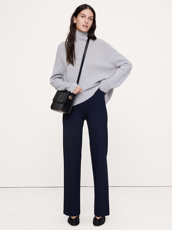Fitted Everywhere Ponte Ankle Pant