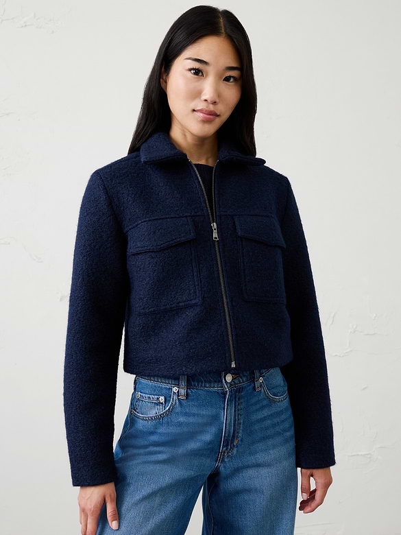 Boucle Cropped Jacket