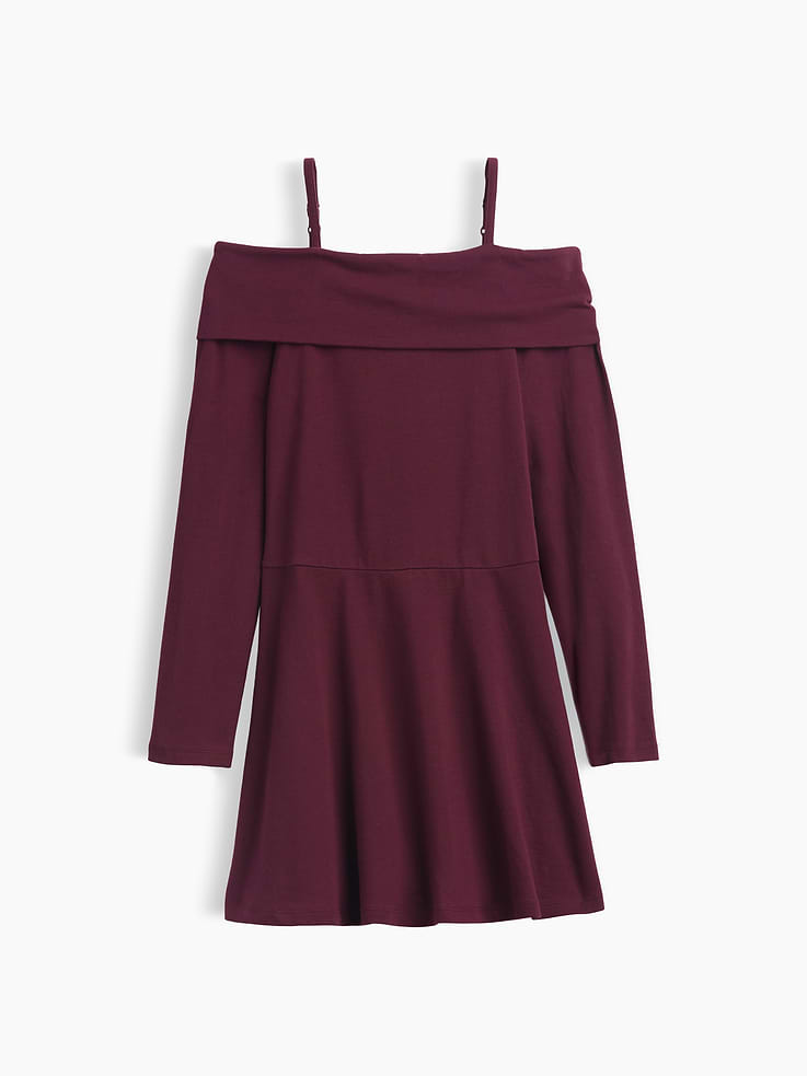 Image number 2 showing, Kids Jersey Off-Shoulder Dress