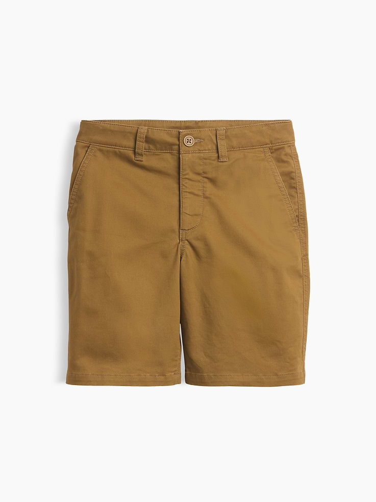 Image number 2 showing, Kids Uniform Stretch Relaxed Khaki Shorts